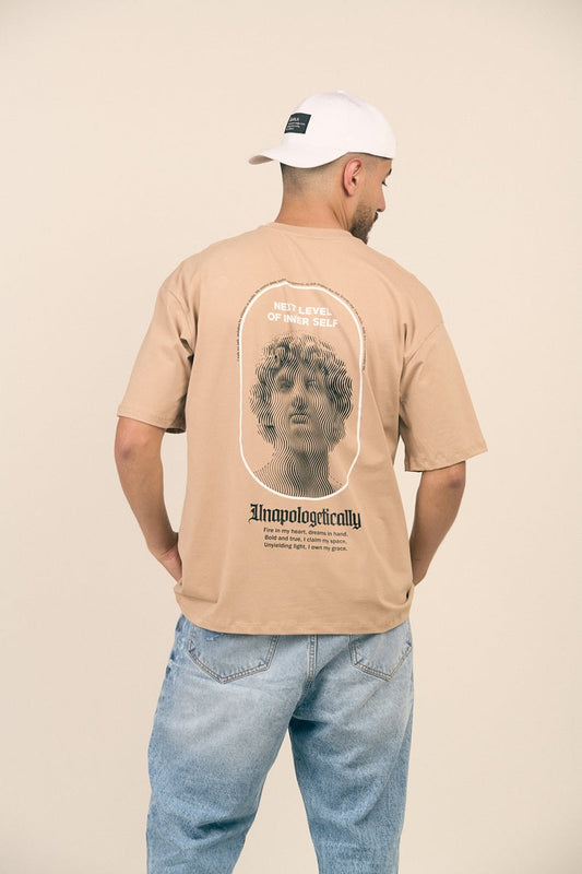 OVERSIZE HK BEIGE UNAPOLOGETICALLY