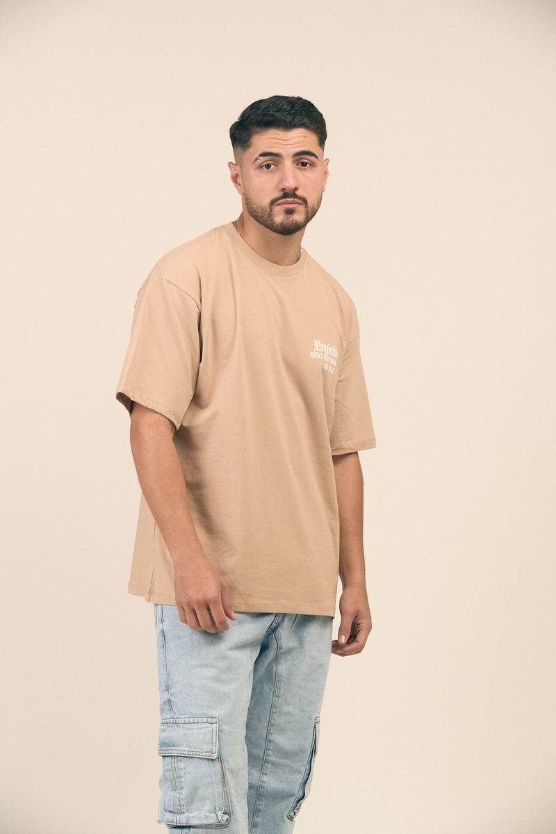 OVERSIZE HK BEIGE UNYIELDING