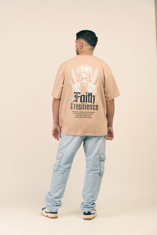 OVERSIZE HK BEIGE UNYIELDING