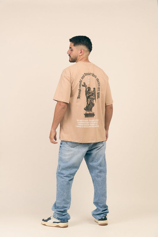 OVERSIZE HK BEIGE LEGENDS