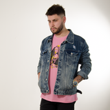 CHAQUETA JEAN IS AZUL DESGASTADA