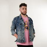 CHAQUETA JEAN IS AZUL DESGASTADA