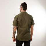 CAMISA HK MANGA CORTA VERDE MILITAR