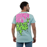 CAMISETA AZUL CLARA ESTAMPADO SKATE