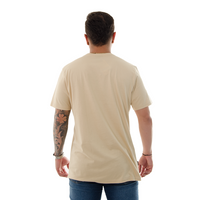CAMISETA FI  BEIGE ESTAMPADO CALAVERA
