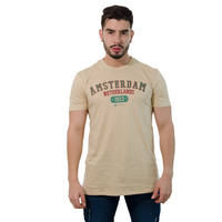 CAMISETA CR BEIGE AMSTERDAM