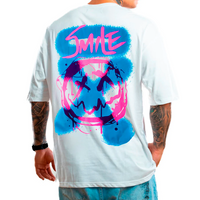 CAMISETA ST OVERSIZE BLANCA SMILE TO LIFE