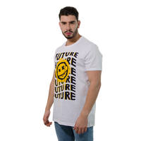 CAMISETA FI BLANCA CARA FELIZ FUTURE