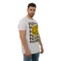CAMISETA FI BLANCA CARA FELIZ FUTURE