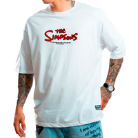 CAMISETA ST OVERSIZE BLANCA BART SCARY