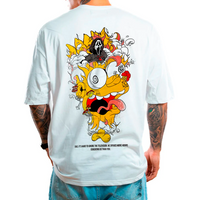 CAMISETA ST OVERSIZE BLANCA BART SCARY