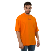 CAMISETA DN OVERSIZE NARANJA ESTAMPADO NEED WEED