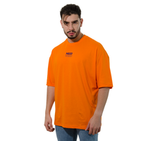 CAMISETA DN OVERSIZE NARANJA ESTAMPADO NEED WEED