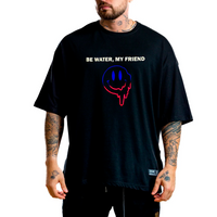 CAMISETA ST OVERSIZE NEGRA WATER MY FRIEND