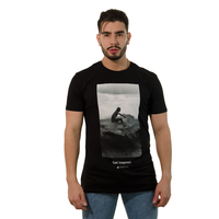 CAMISETA CR NEGRA SURF BLANCO