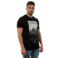 CAMISETA CR NEGRA SURF BLANCO