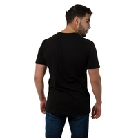 CAMISETA CR NEGRA CALAVERA MORADA