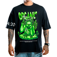 CAMISETA ST OVERSIZE NEGRA ORGANIC 420