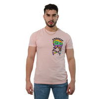 CAMISETA ROSADA CALAVERA