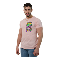 CAMISETA ROSADA CALAVERA