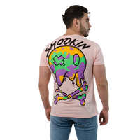 CAMISETA ROSADA CALAVERA