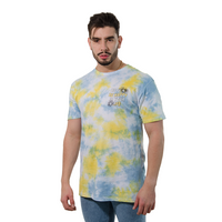 CAMISETA TIE DYE ESTAMPADO FLORES