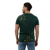 CAMISETA VERDE OSCURO ESTAMPADO OSO