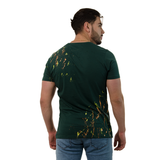 CAMISETA VERDE OSCURO ESTAMPADO OSO