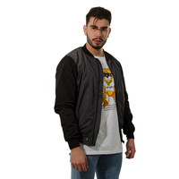 CHAQUETA BESIBOLERA GRIS