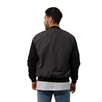 CHAQUETA BESIBOLERA GRIS