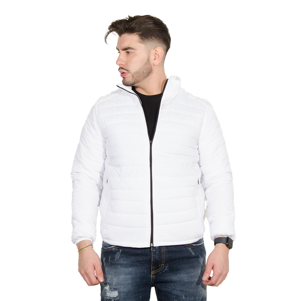 CHAQUETA ABOLLONADA BLANCA