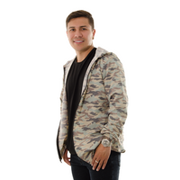 CHAQUETA ROMPEVIENTOS CAMPUFLADA CAPOTA