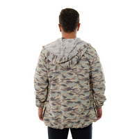 CHAQUETA ROMPEVIENTOS CAMPUFLADA CAPOTA