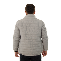 CHAQUETA ABOLLONADA GRIS