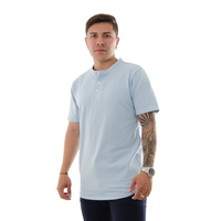 POLO HK AZUL CIELO CUELLO NERU