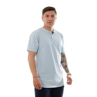 POLO HK AZUL CIELO CUELLO NERU