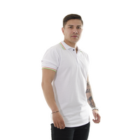 POLO HK BLANCA CUELLO TEJIDO