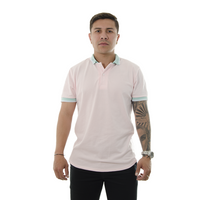 POLO HK ROSADA CUELLO TEJIDO
