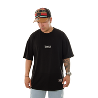 CAMISETA HK OVERSIZE NEGRA CRAZY MIND
