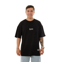 CAMISETA HK OVERSIZE NEGRA CRAZY MIND