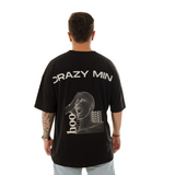CAMISETA HK OVERSIZE NEGRA CRAZY MIND
