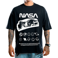 CAMISETA ST OVERSIZE NEGRA OVNI NASSA