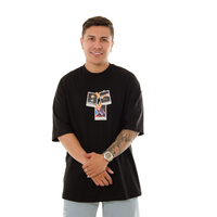 CAMISETA DN OVERSIZE NEGRA ESTAMPADO ONLY