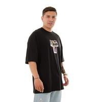 CAMISETA DN OVERSIZE NEGRA ESTAMPADO ONLY