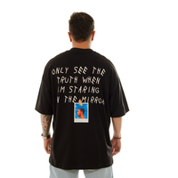 CAMISETA DN OVERSIZE NEGRA ESTAMPADO ONLY