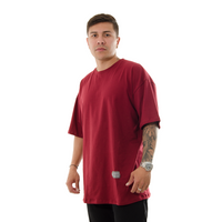 CAMISETA HK OVERSIZE VINO TINTO GOOD VIBES