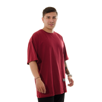 CAMISETA HK OVERSIZE VINO TINTO GOOD VIBES