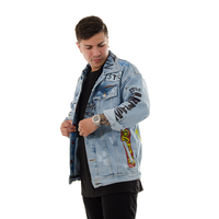 CHAQUETA JEAN CF HIELO ESTAMPADO STYLE 164