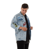 CHAQUETA JEAN CF HIELO ESTAMPADO STYLE 164