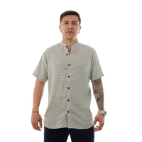 CAMISA HK MANGA CORTA ESTAMPADO VERDE